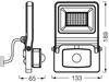 Osram Außenleuchte ENDURA Flood Sensor 30W PCR dunkelgrau kaltweiß Bild 3