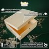 Creative Deco Holzkiste Holzkiste mit Deckel und Schloss, Erinnerungsbox Bild 4