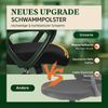 DUMOS Barhocker Barstuhl mit Sitzkissen Aus Pu-leder Und Metallbein BarStool mit lehne (2er Set), gepolstertes Leder,Stahlgestell,Sitzhöhe 40 cm, 66 cm, 74 cm Bild 5