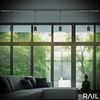Briloner Leuchten Schienensystem-Leuchten RAIL, ohne Leuchtmittel, Pendelleuchte 1440x80x55 mm Schwarz max. 9W Schienensystem Rail Küche Bild 3