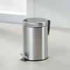 Kela 21888, Kosmetikeimer Impronta, Silent-Close-System, Edelstahl, 3 Liter, Matt Bild 2