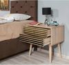 Dmora Nachttisch Antlia Braun 60 x 40 x 61 cm 2 Schubladen, 1 Fach Bild 4
