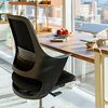 Ergotopia WellBack Bürostuhl Schwarz-Rot - Ergonomisch mit Lordosenstütze & Synchronmechanik Bild 2