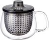 Secret de Gourmet KINTO - UNITEA Teetasse mit Aufguss-Sieb 350 ml grau Bild 1
