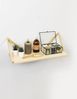 ASTIGARRAGA KIT LINE Wandregal und 2 Halterungen Dreieck, 21 x 62 x 26 cm, massives Kiefernholz Bild 3