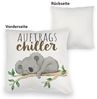 speecheese Dekokissen Schlafender Koala Kuschelkissen mit Spruch Auftragschiller Bild 3