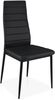 Menzzo Polsterstühle, schwarz, L42,5 x P47 x H95,5 cm Bild 4