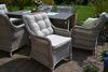 6 x Sessel Como in sand/grau natur mit Polster in beige Bild 4