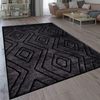 Vimoda Teppich Teppich Modern Super Weich, Rechteckig, 3D Effekt, Raute, Modern, Läufer Wohnzimmer Bild 3
