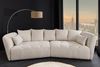riess-ambiente Big-Sofa ROYAL 295cm champagnerbeige-Bouclé, Federkernpolsterung, Nosagfederung, Einzelartikel 1 Teile, XXL-Couch mit Kissen & Rundum-Bezug - ideal für Gäste- und Wohnzimmer Bild 3