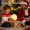 EXTSUD LED Nachtlicht 15cm Mond Lampe 16 Farben 3D Mondlampe mit Fernbedienung, Touchschalter eingebaut Batteriebetrieben dimmbar USB Wiederaufladbare, Nachtlampe Schlafzimmer Dekorative Lichter, für Kinder, M15 Bild 2