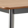 AC Design Furniture Roxanne Bartisch mit Eichenfurnier Tischplatte und schwarzen Holzbeinen, kontrastreicher Hochtisch im modernen Retro-Stil, Barmöbel, Küchenmöbel, B: 120 x H: 105 x T: 60 cm Bild 5