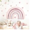 Little Deco Wandtattoo Regenbogen mit Herzen violett rosa DL5009 M Bild 1