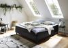 Atlantic Home Collection Happy Boxbett ohne Kopfteil, Bonellfederkern- Matratze, Härtegrad H2, Stoff, Schwarz, 160x200 Bild 2