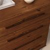 IDIMEX Kommode TECCA, Schubladenschrank mit 4 Schubladen aus Massivholz Kastanie Finish Bild 4
