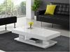 Vente-unique - Couchtisch mit Stauraum - MDF lackiert - Weiß - ARAMIS Bild 2