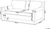 3-Sitzer Sofa Cord dunkelgrün RONNEBY Bild 3