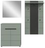 Garderoben-Set >Canu< in Basalt Grau / Smoke Green - 175x190x37cm (BxHxT) Bild 4