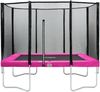 Salta 'Combo' Trampolin rechteckig inkl. Sicherheitsnetz, Pink, 305x214 cm Bild 4