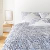 elegante Mako-Satin Bettwäsche Belle indigo|155x220 cm + 80x80 cm Bild 2