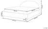 Wasserbett Bouclé VAUCLUSE 160 x 200 cm Beige Bild 3