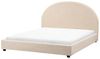 Wasserbett Bouclé VAUCLUSE 160 x 200 cm Beige Bild 4