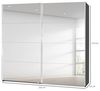 rauch möbelwerke gmbh Caracas Schwebetürenschrank, Holzwerkstoff, Grau-metallic, 226 x 210 x 62 Bild 3