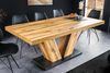 riess-ambiente Esstisch MONTREAL 90cm natur (Einzelartikel, 1-St), ausziehbar · V-Gestell · bis 12 Personen · Industrial Design Bild 2
