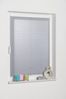 K-home 688899-35 Klemmfix-Plissee 90x210 cm (B x L) Grau Lichtschutz +++ Moderne Crushed Optik +++ Bild 4