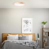 Lightbox Deckenleuchte, CCT - über Fernbedienung, LED fest integriert, warmweiß - kaltweiß, LED-Deckenlampe, 50 cm, 3800 lm, CCT, dimmbar, Holz hell/weiß Bild 4