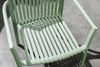 riess-ambiente Gartenstuhl STUDIO ITALIA salbei · wetterfester Stapelstuhl für In-/Outdoor (Einzelartikel, 1 St), pflegeleichter Balkonstuhl · leichtes Design · stabil · für Terrasse Bild 4