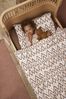 Meyco Ikat Bettbezug Sand / Toffee 120x150 cm Braun Bild 2