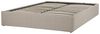 Polsterbett Leinenoptik beige mit Bettkasten hochklappbar 160x200 cm DINAN Bild 5