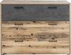 Schubkastenkommode >ALICANTE< 3 Schubladen, Alpine Lodge / Betonoxid - 120x89,4x38 (BxHxT) Bild 4