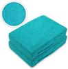 Frottee Spannbettlaken Doppelpack 140 - 160 x 200 cm Türkis Bild 2