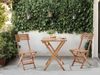 Bistro Set klappbar SOLAROLO zertifiziertes Akazienholz Braun Bild 2