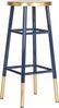 SAFAVIEH Glam Bar & Counter Stool, in Navy and Gold Bild 4