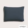 Schlafgut Woven Satin Bettwäsche|Kissenbezug einzeln 60x80 cm| grey-deep Bild 2