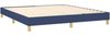 Doppelbett, Polsterbett mit Matratze Hellgrau 140x190 cm Stoff Blau 180x200 cm Bild 4