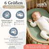 Laleni Premium Spannbettlaken für Beistellbett 50x89 cm - Oeko-Tex Zertifiziert, 100% Baumwolle, atmungsaktives Spannbetttuch Jersey Baby, 150 g/m², Summer Green - Grün Bild 2