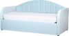 Tagesbett EYBURIE 90 x 200 cm Samtstoff Hellblau Bild 4