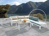 Lounge Set Aluminium Beige-Grün MESSINA Bild 2