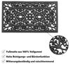 matches21 HOME & HOBBY Fußmatte Hartgummi Fußmatte Ornamente rechteckig 40x60 cm schwarz, rechteckig, Höhe: 12 mm, Wetterfeste Aussen-Bereich Türmatte als Outdoor Schmutzfangmatte Bild 4