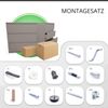 MAGOWA Schubkastenkommode MAGWA M3 morderne Kommode mit 3 Schubladen (perfekt kombinierbar), Höhe: 75 cm Breite: 70 cm Tiefe: 40 cm Bild 5