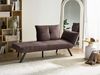 Rechtsseitige Chaiselongue ROCAMADOUR Stoff Braun Bild 2