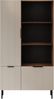 Vitrine Aocale 04 (Farbe: Nuss Warmia / Cashmere) Bild 5