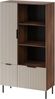 Vitrine Aocale 04 (Farbe: Nuss Warmia / Cashmere) Bild 4