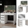 Schminktisch Thalia Weiß 100 cm mit 5 Schubladen Vicco Bild 2