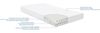 Kikkaboo Babybett Matratze Air Sense 120 x 60 x 14 cm Bezug abnehmbar, 3D Schaum weiß Bild 4
