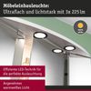 LED Möbeleinbauleuchten 3er-Set rund 65mm 3x2,5W 3x180lm 230/12V 3000K Schwarz matt Bild 4